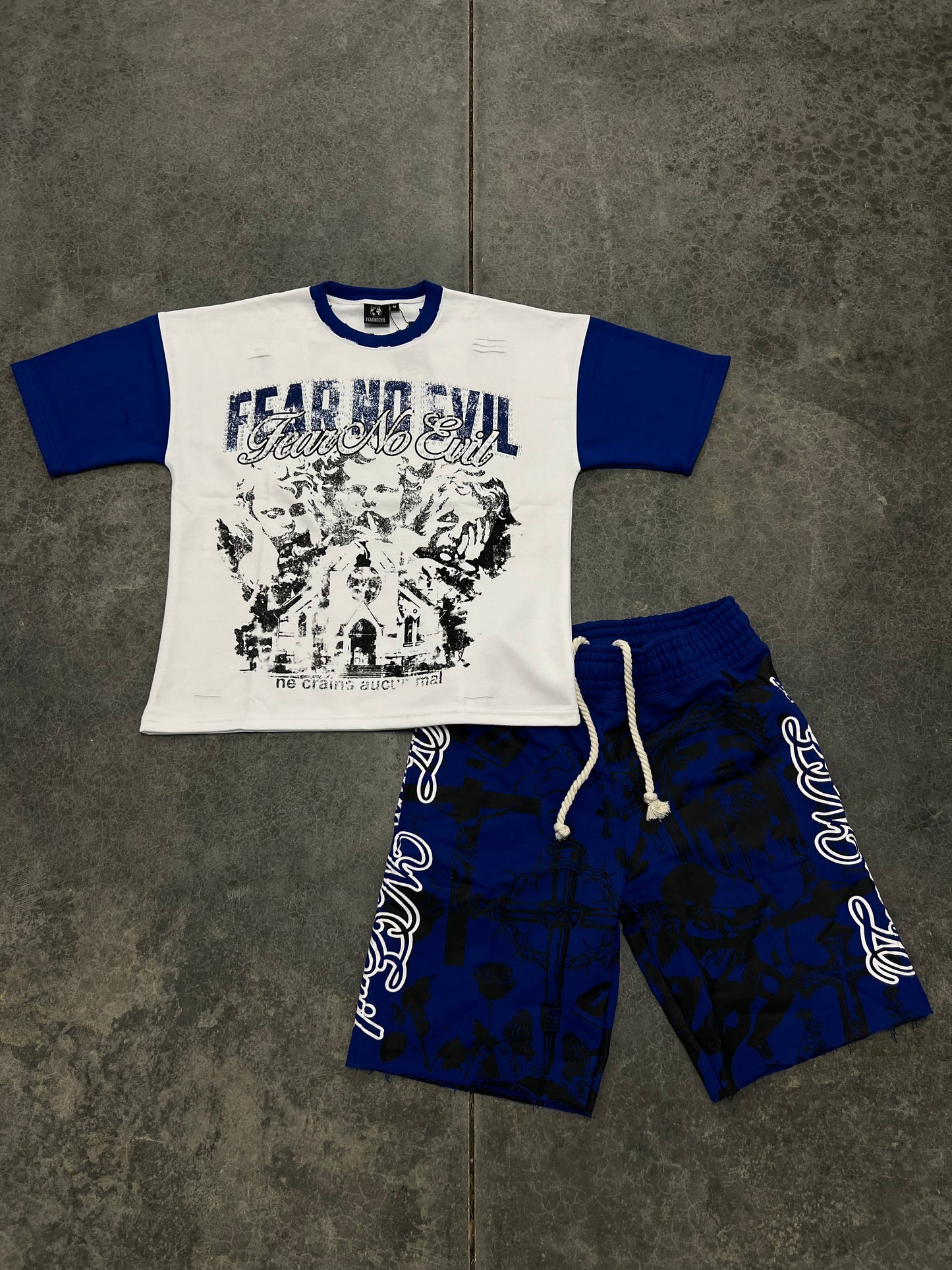 BLUE SSH TEE & TATTOO BUNDLE