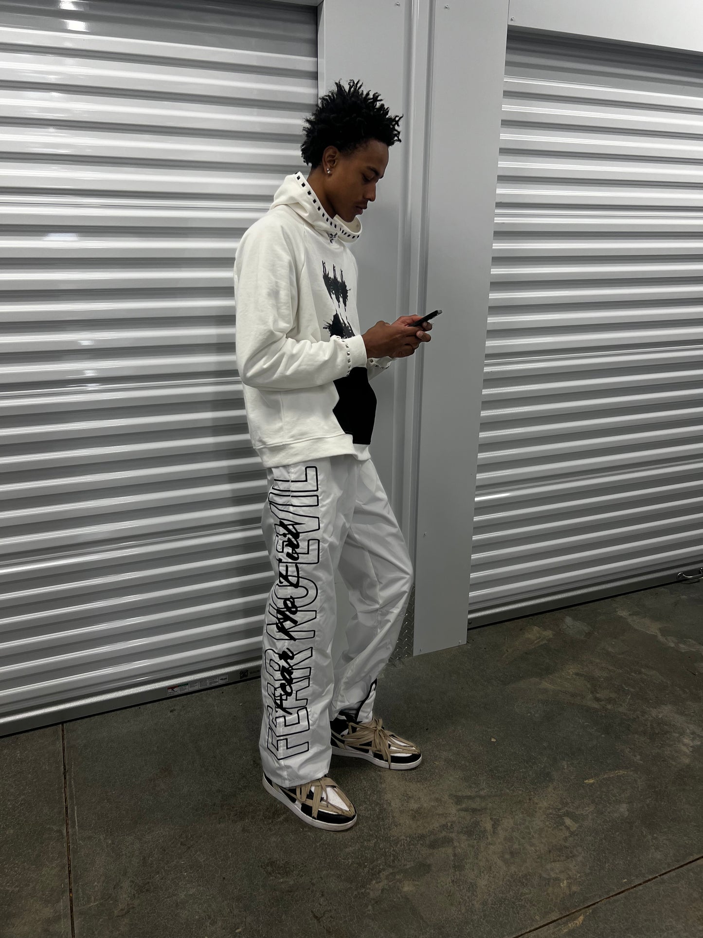 “BLANC” BILLBOARD TRACK PANTS