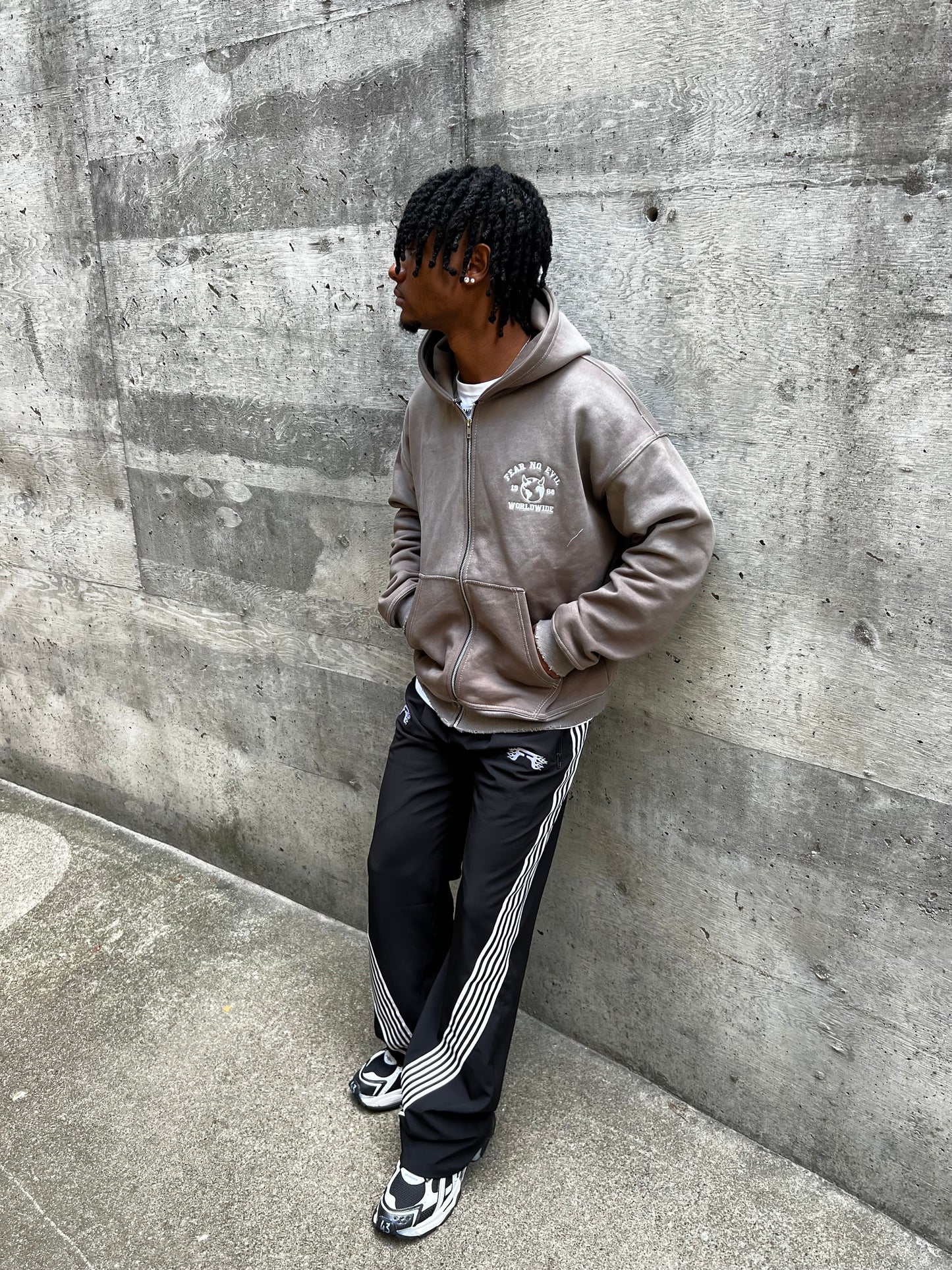 ESSENTIAL “GRANITE” ZIP UP HOODIE