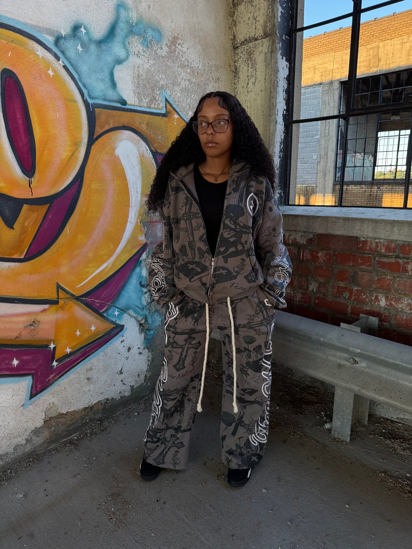 Son of Mary Tattoo Zip Up