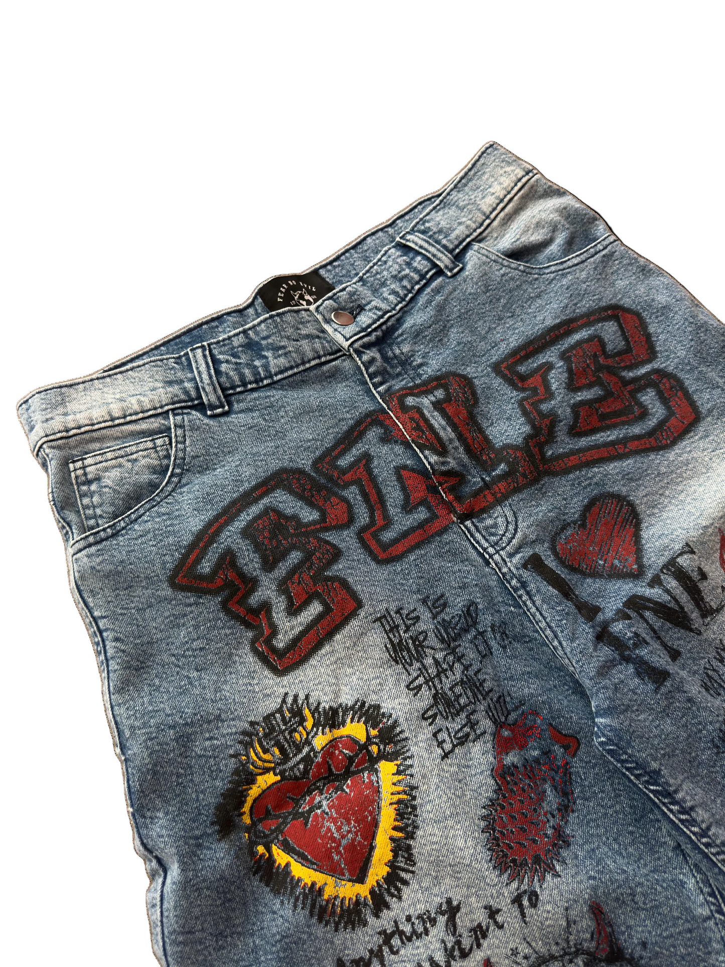 FNE GRAFFITI JORTS