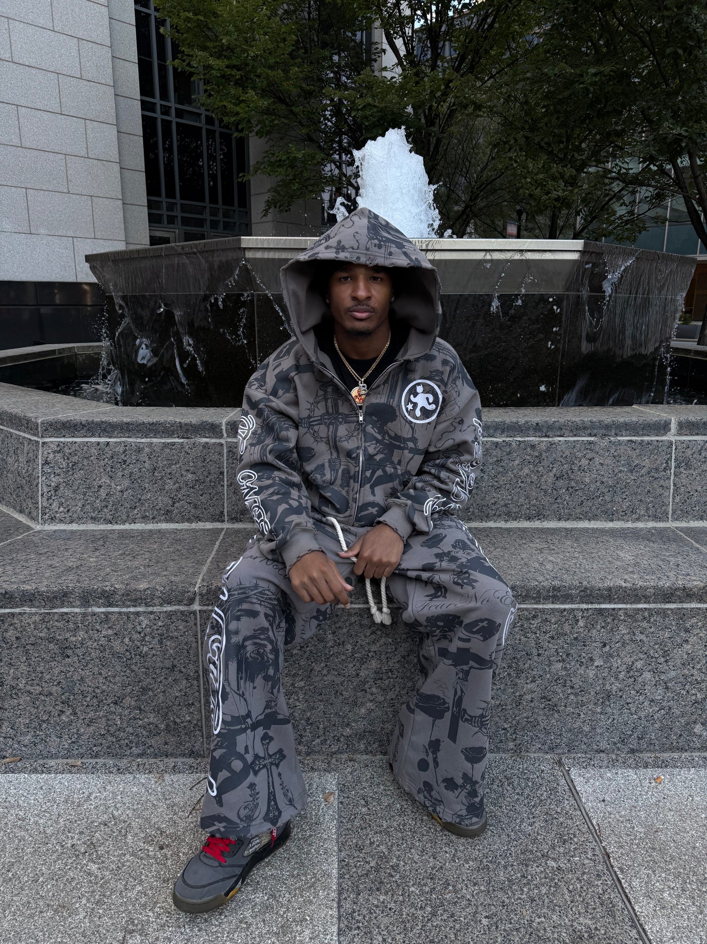 Son of Mary Tattoo Zip Up