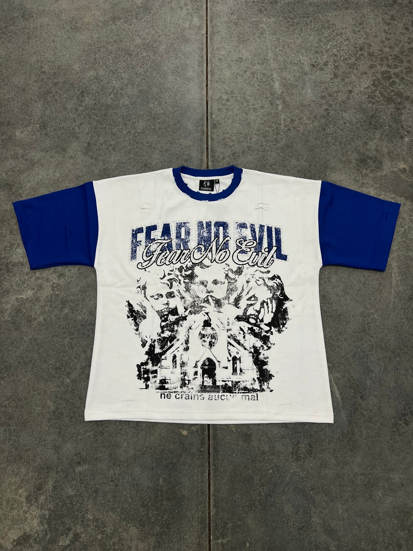 BLUE SSH ANGEL TEE