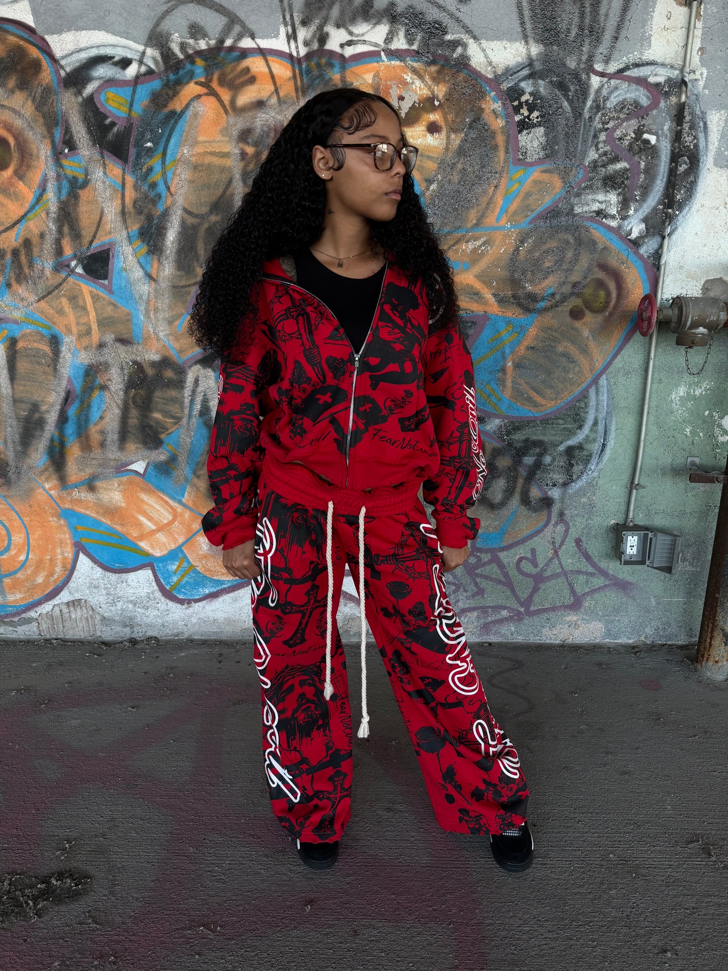 Blood of Christ Tattoo Zip up