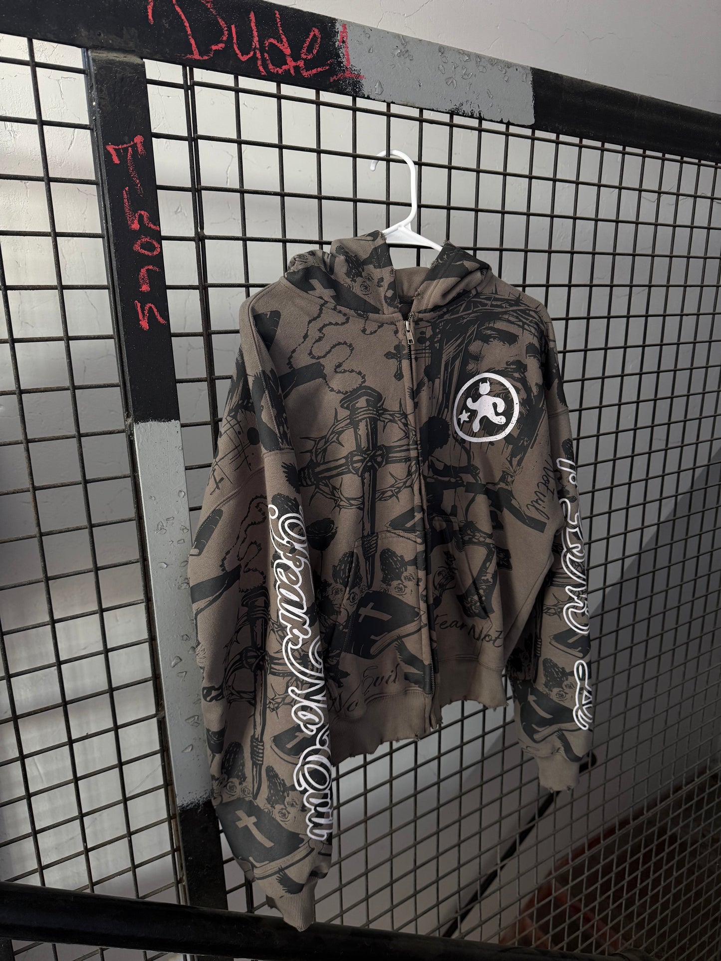 Son of Mary Tattoo Zip Up