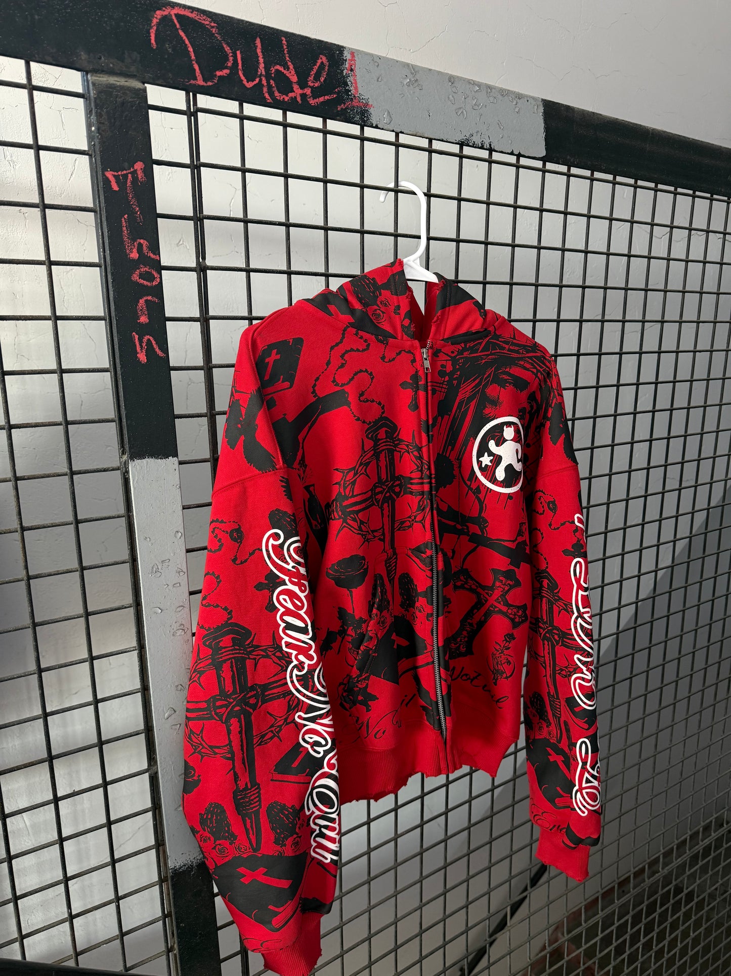 Blood of Christ Tattoo Zip up